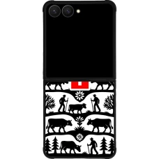 Samsung Galaxy Z Flip7 Case Hülle - Silikon schwarz Poya Schweiz 3