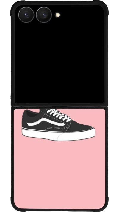Samsung Galaxy Z Flip7 Case Hülle - Silikon schwarz princesse en basket