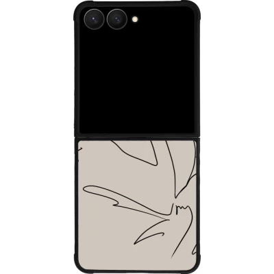 Coque Samsung Galaxy Z Flip7 - Silicone rigide noir Salnikova 05