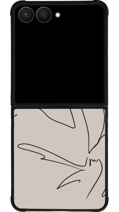 Samsung Galaxy Z Flip7 Case Hülle - Silikon schwarz Salnikova 05