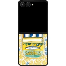 Samsung Galaxy Z Flip7 Case Hülle - Silikon schwarz Sardines in oil 2026