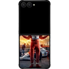Coque Samsung Galaxy Z Flip7 - Silicone rigide noir Senna The King of Rain