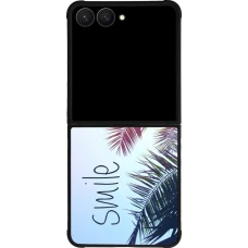 Coque Samsung Galaxy Z Flip7 - Silicone rigide noir Smile 05