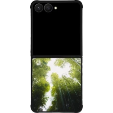 Samsung Galaxy Z Flip7 Case Hülle - Silikon schwarz Spring 23 forest blue sky