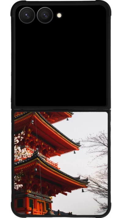 Samsung Galaxy Z Flip7 Case Hülle - Silikon schwarz Spring 23 Japan
