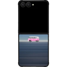 Samsung Galaxy Z Flip7 Case Hülle - Silikon schwarz Spring 23 pink bus