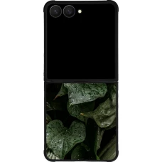 Samsung Galaxy Z Flip7 Case Hülle - Silikon schwarz Spring 23 fresh plants