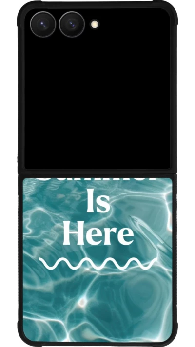 Samsung Galaxy Z Flip7 Case Hülle - Silikon schwarz Summer 2025 Summer is here