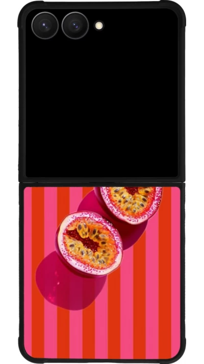 Samsung Galaxy Z Flip7 Case Hülle - Silikon schwarz Passion fruit Summer 2026