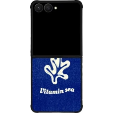 Samsung Galaxy Z Flip7 Case Hülle - Silikon schwarz Vitamin sea Summer 2026