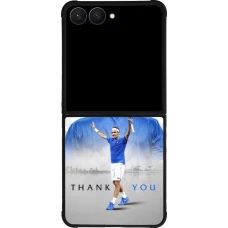 Coque Samsung Galaxy Z Flip7 - Silicone rigide noir Thank you Roger
