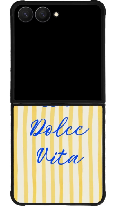 Samsung Galaxy Z Flip7 Case Hülle - Silikon schwarz The good life 2026