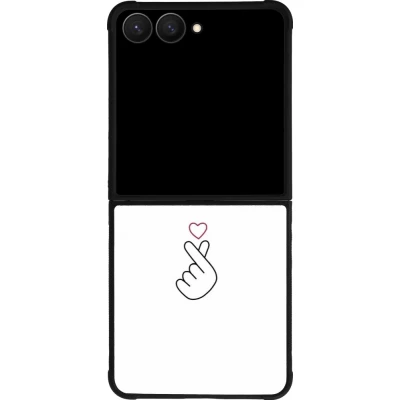 Coque Samsung Galaxy Z Flip7 - Silicone rigide noir Valentine 2024 heat by Millennials