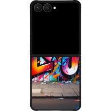 Samsung Galaxy Z Flip7 Case Hülle - Silikon schwarz Valentin 2025 Liebe U Tag