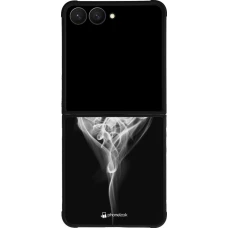 Samsung Galaxy Z Flip7 Case Hülle - Silikon schwarz Valentine 2022 Black Smoke