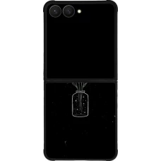 Samsung Galaxy Z Flip7 Case Hülle - Silikon schwarz Vase black
