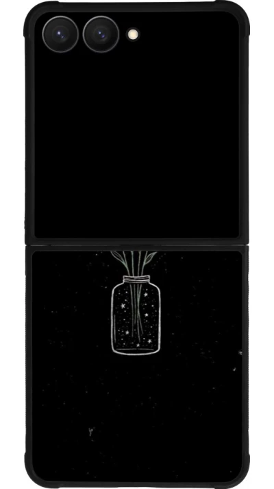 Samsung Galaxy Z Flip7 Case Hülle - Silikon schwarz Vase black