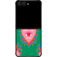 Samsung Galaxy Z Flip7 Case Hülle - Silikon schwarz Viva la vida 2026