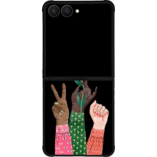 Samsung Galaxy Z Flip7 Case Hülle - Silikon schwarz Womens day 2026 2