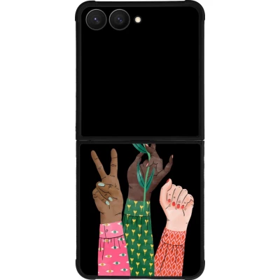 Samsung Galaxy Z Flip7 Case Hülle - Silikon schwarz Womens day 2026 2