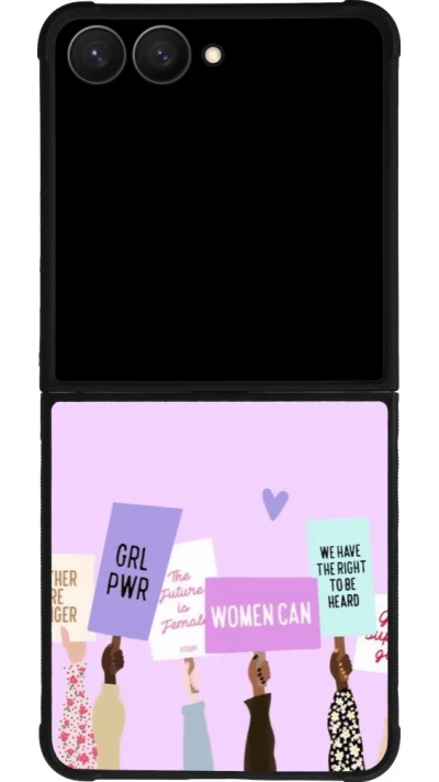 Samsung Galaxy Z Flip7 Case Hülle - Silikon schwarz Womens day 2026 9