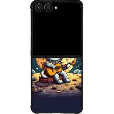 Samsung Galaxy Z Flip8 Case Hülle - Silikon schwarz AstroKatze RockMond