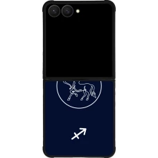 Samsung Galaxy Z Flip8 Case Hülle - Silikon schwarz Astrologie Schütze