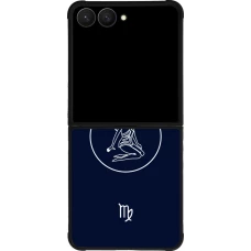 Samsung Galaxy Z Flip8 Case Hülle - Silikon schwarz Astrologie Jungfrau