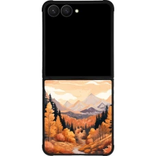 Samsung Galaxy Z Flip8 Case Hülle - Silikon schwarz Autumn 25 Mountains