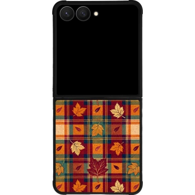 Coque Samsung Galaxy Z Flip8 - Silicone rigide noir Autumn 26 Autumn pattern