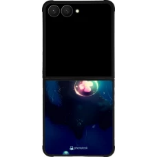 Samsung Galaxy Z Flip8 Case Hülle - Silikon schwarz Cute Cat Bubble