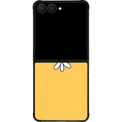 Coque Samsung Galaxy Z Flip8 - Silicone rigide noir Easter 2023 daisy