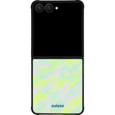 Samsung Galaxy Z Flip8 Case Hülle - Silikon schwarz Schweiz Away 2026 personalisierbares Fussballtrikot