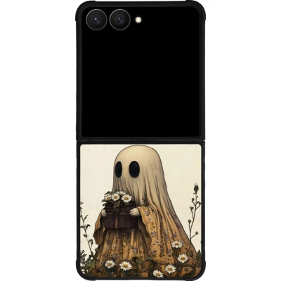 Samsung Galaxy Z Flip8 Case Hülle - Silikon schwarz Halloween 2025 Ghost gardener