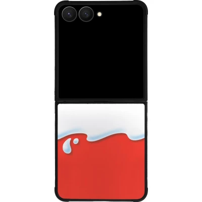 Coque Samsung Galaxy Z Flip8 - Silicone rigide noir Kinder Surprise