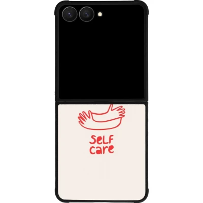 Coque Samsung Galaxy Z Flip8 - Silicone rigide noir Saint Valentines Day 26 Self love self care