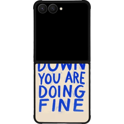 Coque Samsung Galaxy Z Flip8 - Silicone rigide noir Slow down 2026