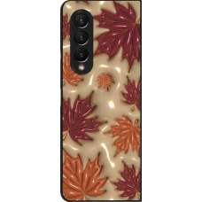 Coque Samsung Galaxy Z Fold3 5G - Autumn 26 3D leaves