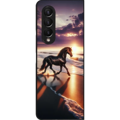 Coque Samsung Galaxy Z Fold3 5G - Cheval majestueux plage