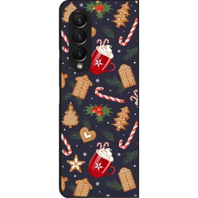 Samsung Galaxy Z Fold3 5G Case Hülle - Christmas 25 Pattern Gingerbread House