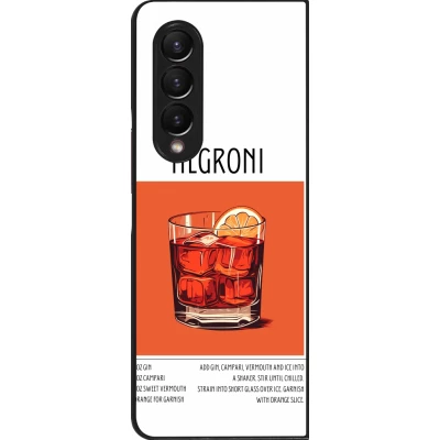 Samsung Galaxy Z Fold3 5G Case Hülle - Cocktail Rezept Negroni