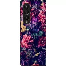 Samsung Galaxy Z Fold3 5G Case Hülle - Flowers Dark