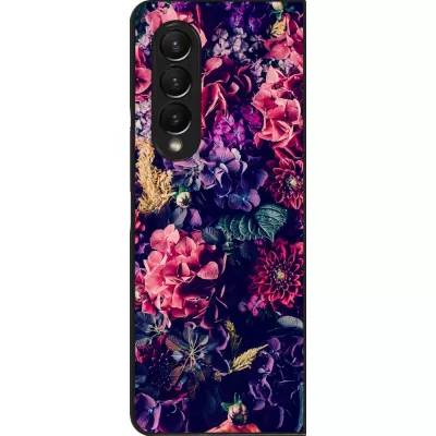 Samsung Galaxy Z Fold3 5G Case Hülle - Flowers Dark
