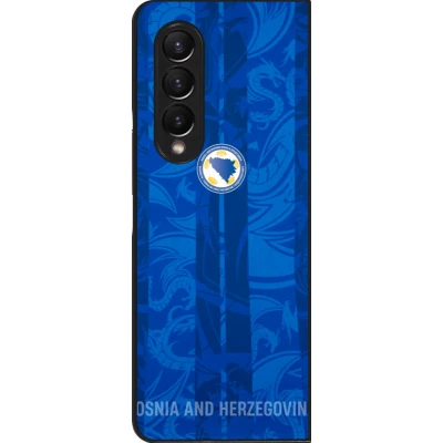 Coque Samsung Galaxy Z Fold3 5G - Maillot de football Bosnie-Herzégovine 2026 personnalisable