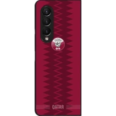 Samsung Galaxy Z Fold3 5G Case Hülle - Qatar 2026 personalisierbares Fussballtrikot