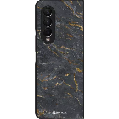 Coque Samsung Galaxy Z Fold3 5G - Grey Gold Marble