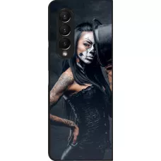 Samsung Galaxy Z Fold3 5G Case Hülle - Halloween 22 Tattooed Girl