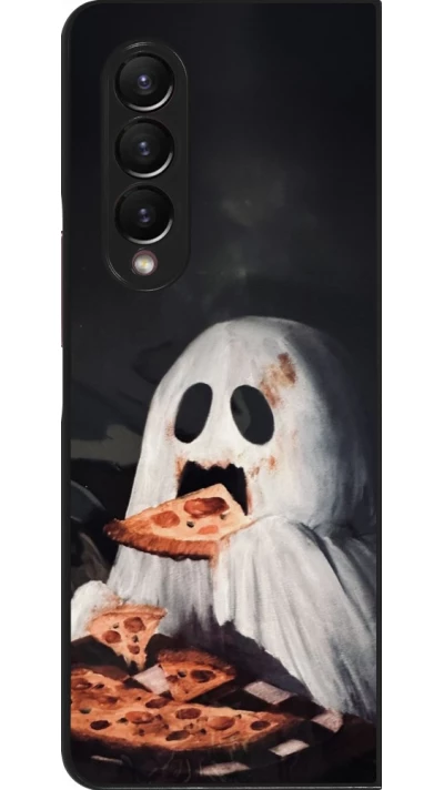 Samsung Galaxy Z Fold3 5G Case Hülle - Halloween 2026 Ghost eating pizza