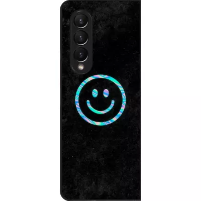 Samsung Galaxy Z Fold3 5G Case Hülle - Happy smiley irisirt