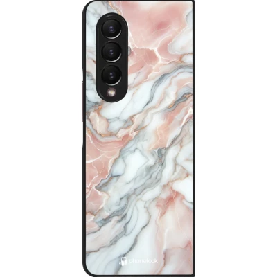Samsung Galaxy Z Fold3 5G Case Hülle - Rosa Leuchtender Marmor